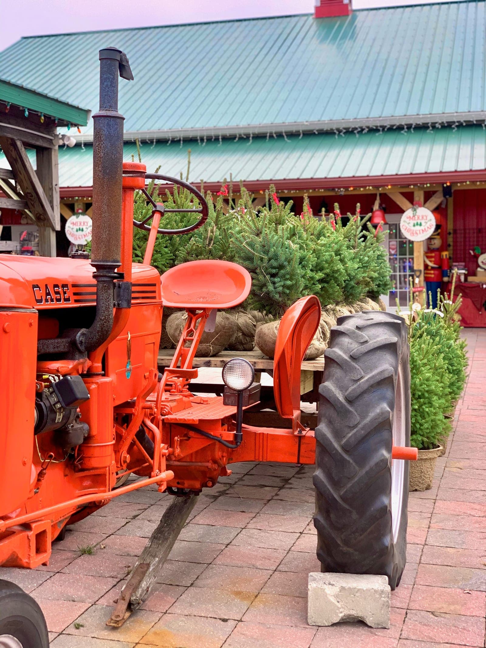 red tractor barn