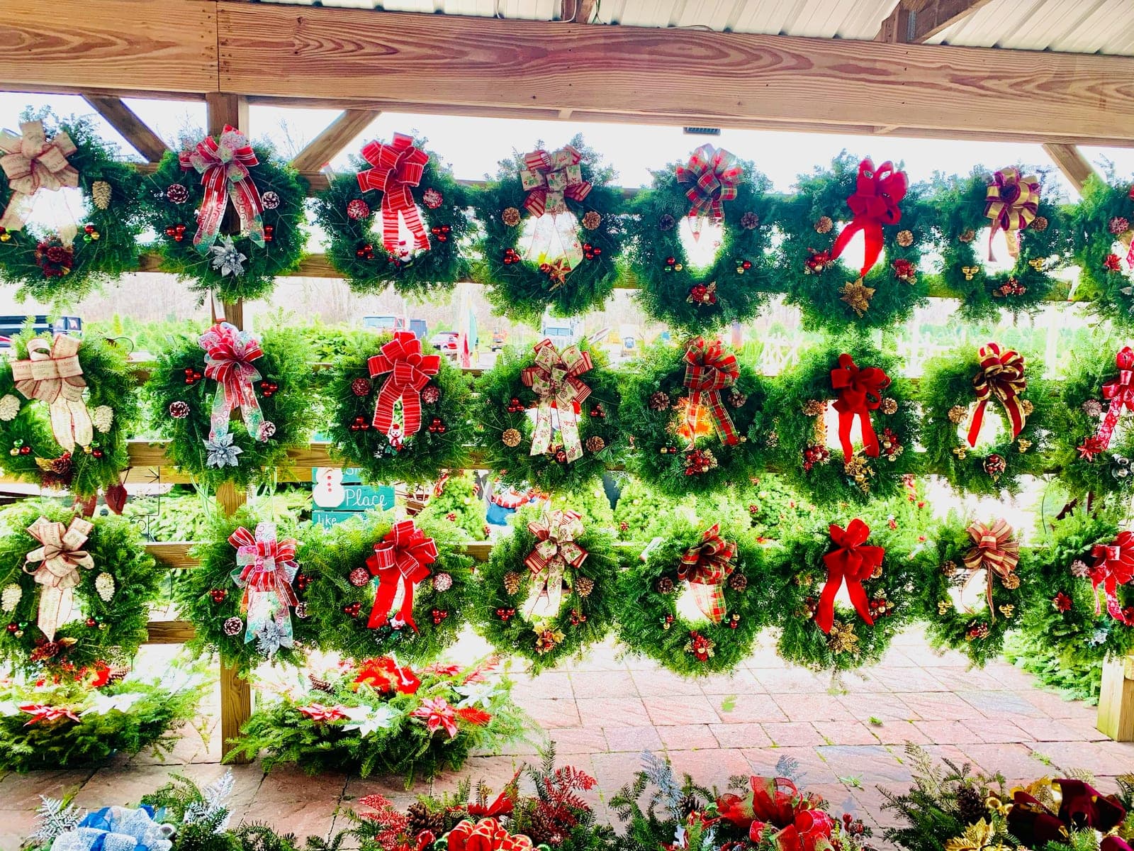 wreath wall