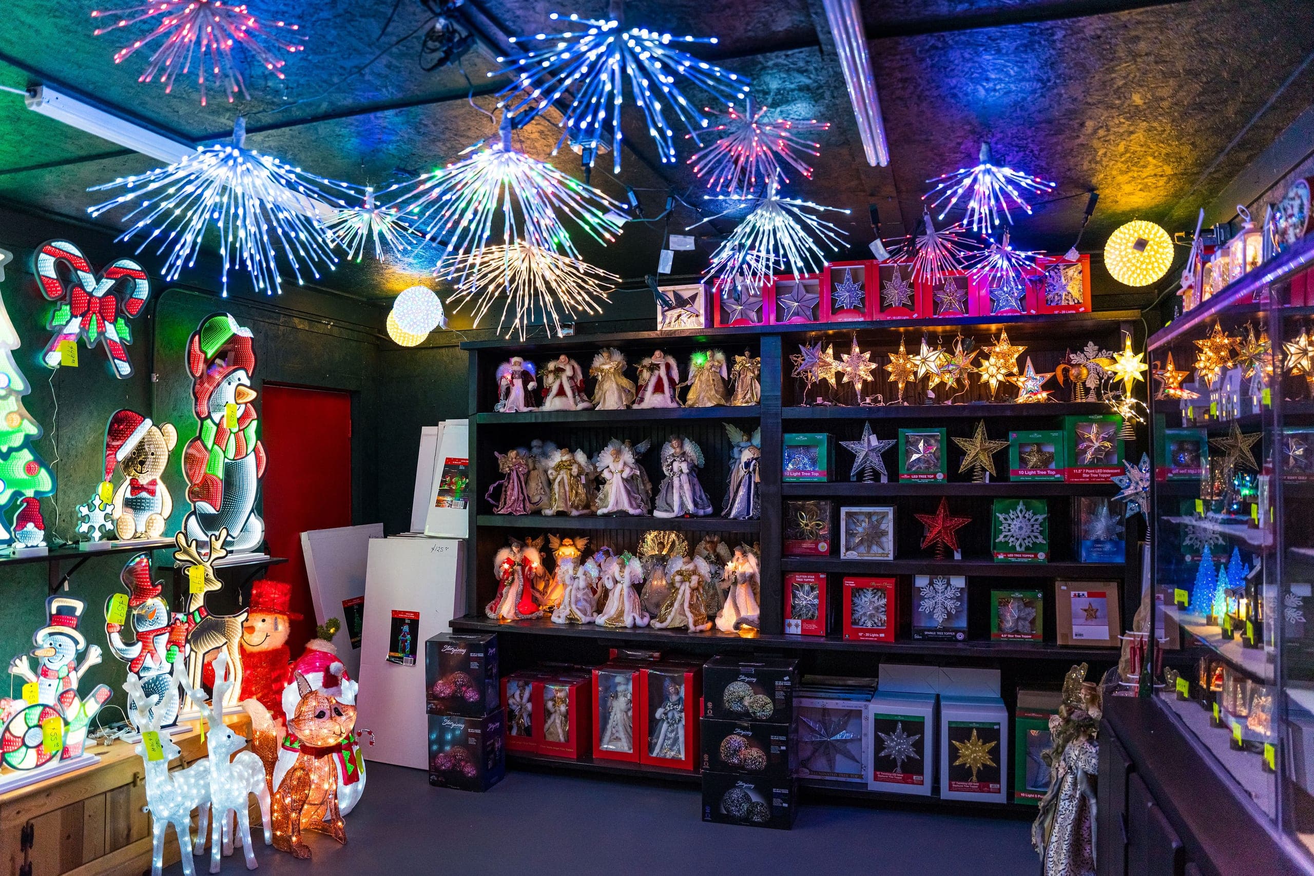 The light room in the shops